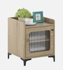 Vida Bedside Table in Santana Oak Finish