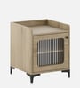 Vida Bedside Table in Santana Oak Finish