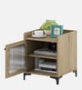 Vida Bedside Table in Santana Oak Finish