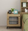 Vida Bedside Table in Santana Oak Finish