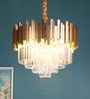 Vida Gold Crystal Chandelier