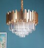 Vida Gold Crystal Chandelier