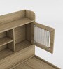 Vida King Size Bed in Santana Oak Finish with Lifton and Hydraulic Storage