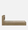 Vida King Size Bed in Santana Oak Finish with Lifton and Hydraulic Storage