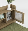 Vida Queen Size Bed in Santana Oak Finish with Box Storage