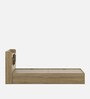 Vida Queen Size Bed in Santana Oak Finish with Box Storage Vida Queen Size Bed in Santana Oak Finish with Box Storage