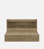 Vida Queen Size Bed in Santana Oak Finish with Box Storage Vida Queen Size Bed in Santana Oak Finish with Box Storage
