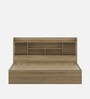 Vida Queen Size Bed in Santana Oak Finish with Hydraulic Storage