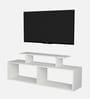 Vidal TV Console In Frosty White Finish For Up To 55"