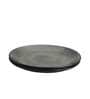 Vidhumra Studio 7 Inch Grey Ceramic (Set of 2) Quarter Plate