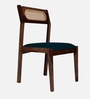 Vieana Sheesham Wood Dining Chair In blue Color