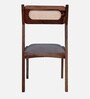 Vieana Sheesham Wood Dining Chair In Grey Color