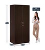 Vienna 2 Door Wardrobe in Wenge Finish Vienna 2 Door Wardrobe in Wenge Finish