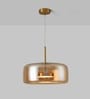 Vienna Amber Glass 3C LED Pendant Light
