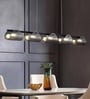 Vienna Cascade Black Glass 5-Light LED Pendant Lamp 25W