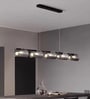 Vienna Cascade Black Glass 5-Light LED Pendant Lamp 25W