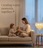 Vienna Crystal Halo Gold Table Lamp for Living Room & Bedroom