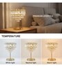 Vienna Crystal Halo Gold Table Lamp for Living Room & Bedroom