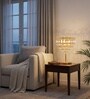 Vienna Crystal Halo Gold Table Lamp for Living Room & Bedroom