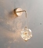 Vienna Crystal Halo Wall Sconce 3C LED Metal Finish