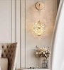 Vienna Crystal Halo Wall Sconce 3C LED Metal Finish