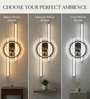Vienna Halo Art Deco Linear Wall Light 3C LED Sconce