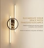 Vienna Halo Art Deco Linear Wall Light 3C LED Sconce