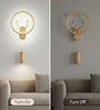 Vienna Halo Gold 3C LED Wall Sconce with Pendant Accent