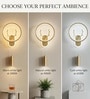 Vienna Halo Gold 3C LED Wall Sconce with Pendant Accent
