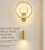 Vienna Halo Gold 3C LED Wall Sconce with Pendant Accent