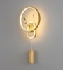 Vienna Halo Gold 3C LED Wall Sconce with Pendant Accent