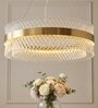 Vienna Halo Gold Crystal LED Chandelier for Living Room
