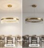 Vienna Halo Gold Crystal LED Chandelier for Living Room