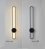 Vienna Halo Linear 3C LED 36 Inch  Wall Sconce Black Metal Profile