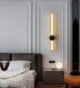 Vienna Halo Linear 3C LED 24 Inch Wall Sconce Black Metal Profile
