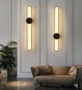 Vienna Halo Linear 3C LED 36 Inch  Wall Sconce Black Metal Profile
