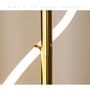 Vienna Helix LED Novelty Floor Lamp Gold Finish