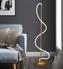 Vienna Helix LED Novelty Floor Lamp Gold Finish
