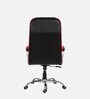 Vienna High Back Leatherette Executive Chair in Black & Red Colour