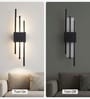 Vienna Noir 3C LED Acrylic Wall Sconce for Living Room