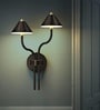 Vienna Noir Dual Arc 3C LED Wallchiere Sconce