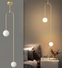 Vienna Orb Gold Pendant Light with Frosted Glass Globes