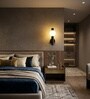 Vienna Orb Matte Black LED Wall Sconce Light