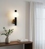 Vienna Orb Matte Black LED Wall Sconce Light