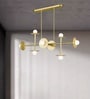 Vienna Orbit Gold Metal Glass 8-Light Chandelier