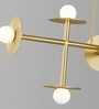 Vienna Orbit Gold Metal Glass 8-Light Chandelier