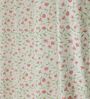Vienna Pink & Green Cotton 230 GSM  Floral 9 Feet Room Darkening Eyelet Long Door Curtains (2 Pc)