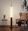 Vienna Ripple LED Column Floor Lamp Acrylic Shade