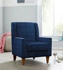 Viga Wing Chair In Royal Blue Colour