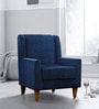 Viga Wing Chair In Royal Blue Colour